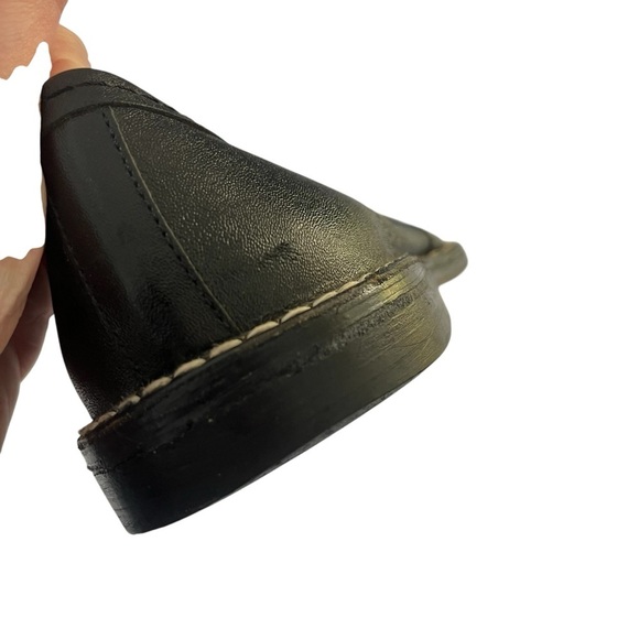 COMME DES GARCONS Homme Plus Leather Stitched Flats - Picture 9 of 13